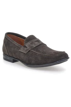 Uomo PITTARELLO Mocassini marroni in suede Made in Italy 070
