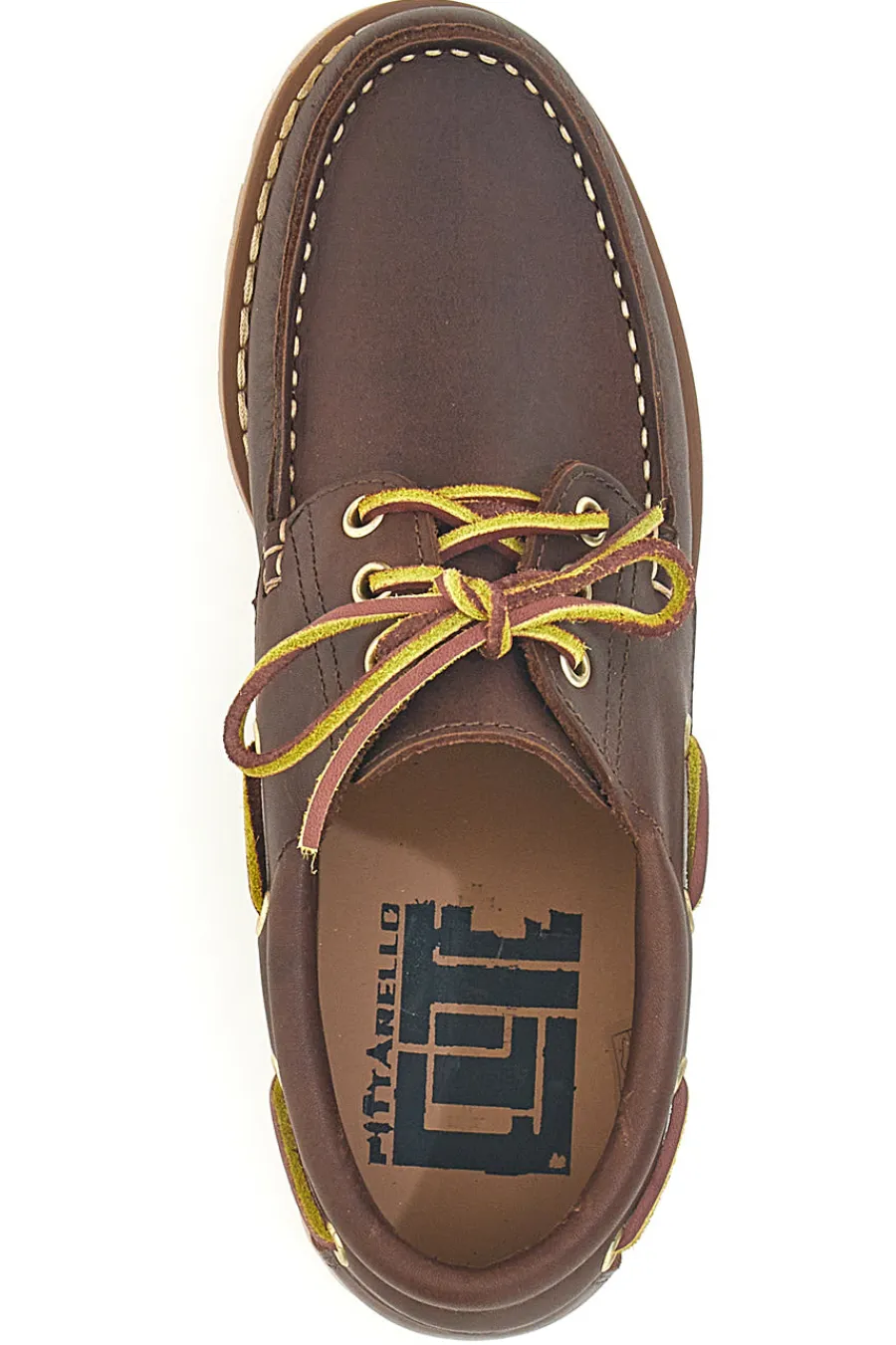 PITTARELLO ELITE Mocassini marroni in vera pelle con suola carrarmato Pittarello EL. 61 Online