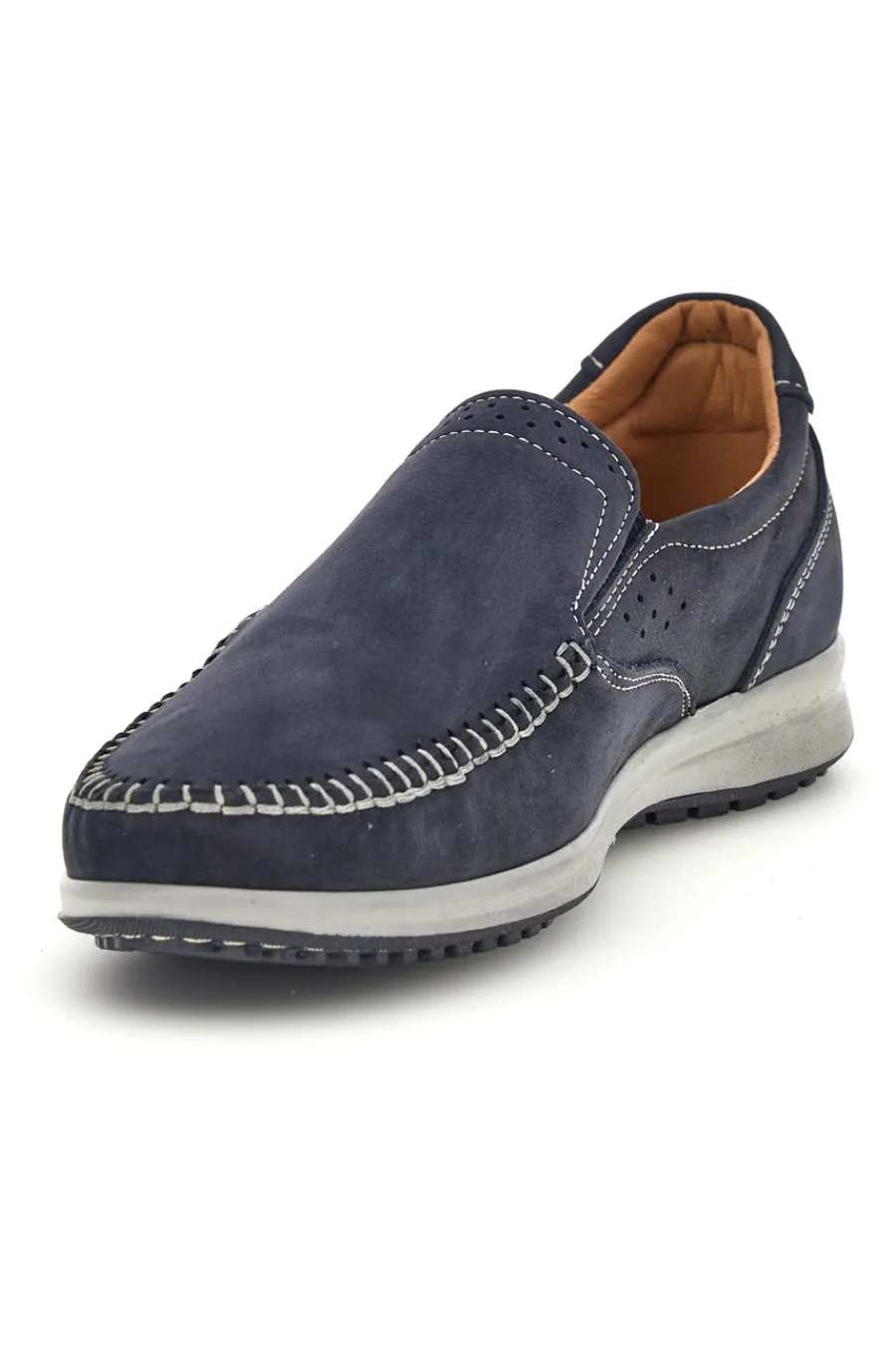 Uomo JERPOINT Mocassini navy in vera pelle 320