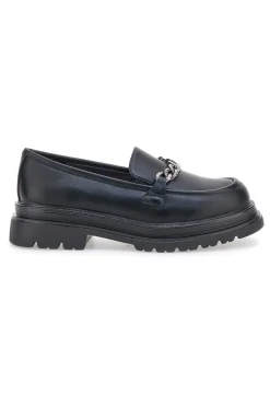 LAURA BIAGIOTTI Mocassini Neri con Morsetto Metallico 1566715083 SCHWARZ Outlet