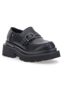 BETTYFLOWERS Mocassini Neri Con Platform Betty Flowers 126 SCHWARZ Sale
