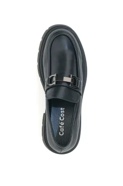 CAFÈ COST Mocassini Neri Con Platform Cafe' Cost 2102613 New