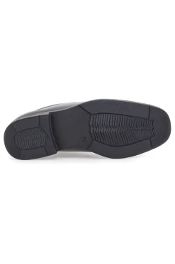 Uomo CLAREMORRIS Mocassini neri eleganti slip on in pelle 02CROSS