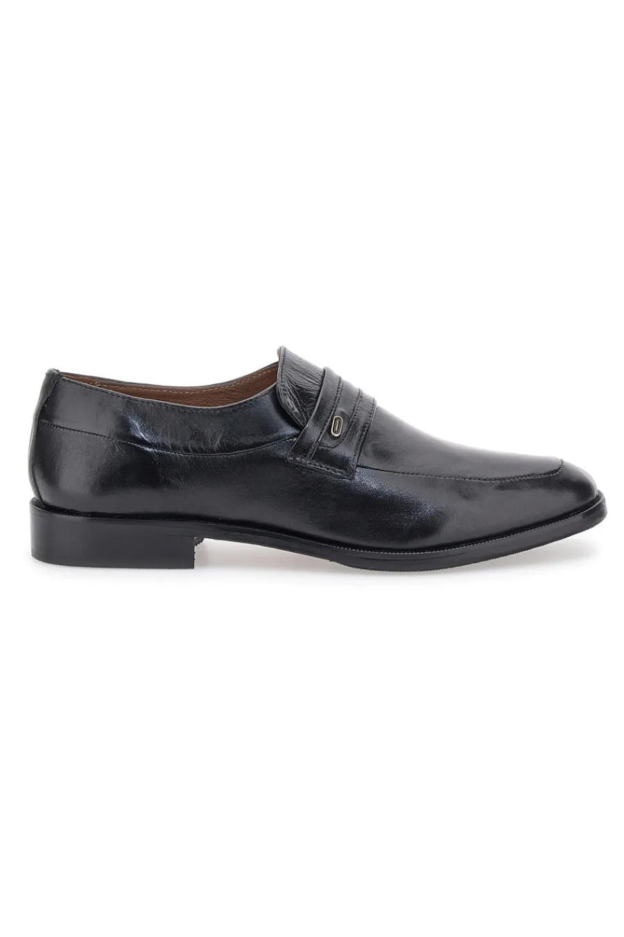 Uomo CLAREMORRIS Mocassini Neri In Vera Pelle 653