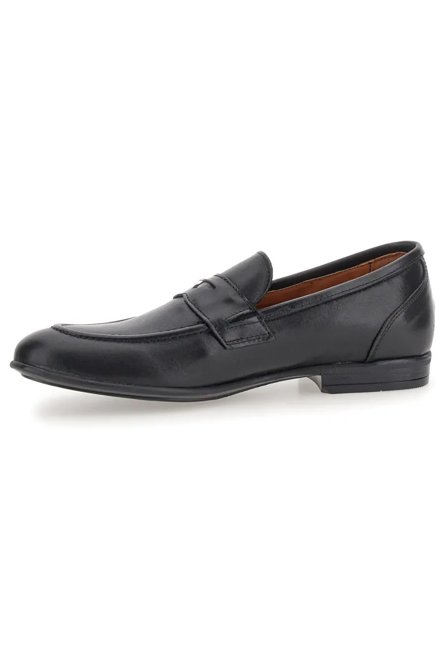Uomo PITTARELLO Mocassini neri in vera pelle 070