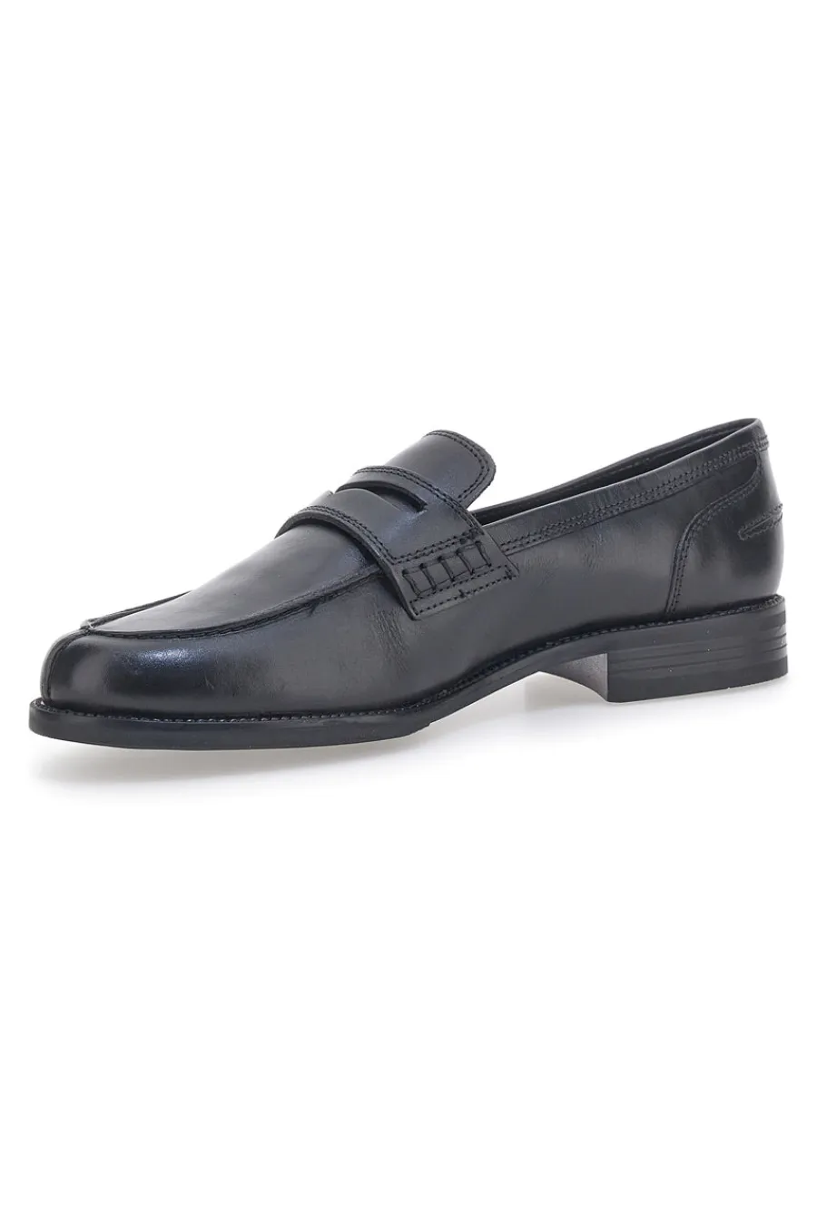 Uomo PITTARELLO CLASS Mocassini Neri in Vera Pelle 800
