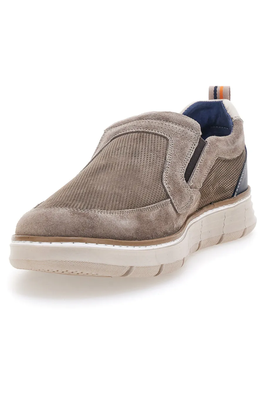 Uomo PITTARELLO ECO Mocassini Slip on con inserti in tessuto 26111012