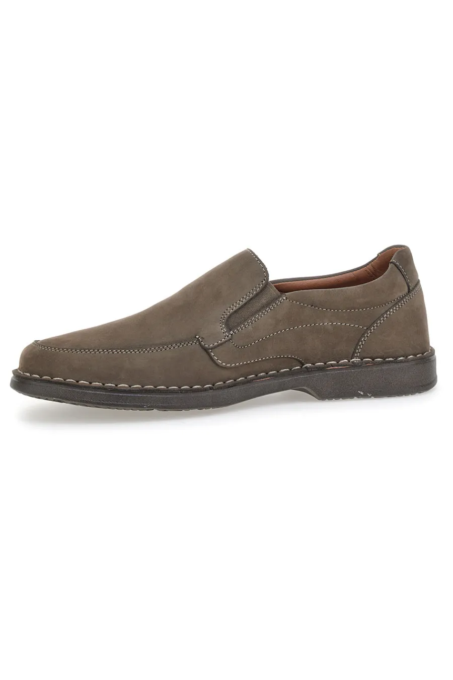 Uomo PITTARELLO ECO Mocassini Topo con Tomaia in Pelle 130010