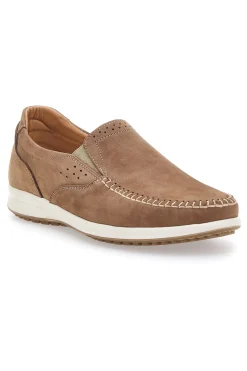 Uomo JERPOINT Mocassini con Tomaia in Pelle e Suola in Gomma 320