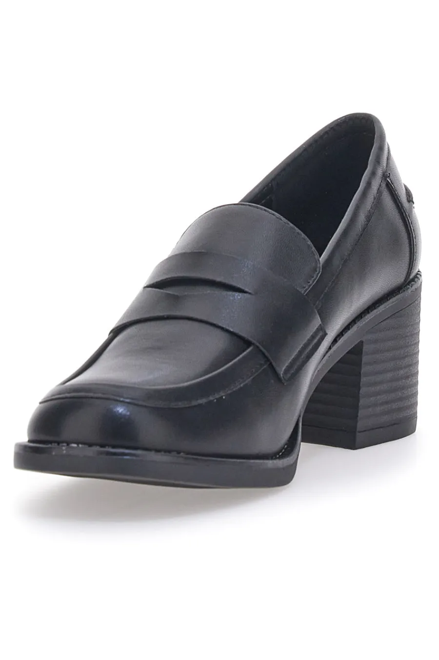 ENERGY Mocassino con Tacco Nero 170 New