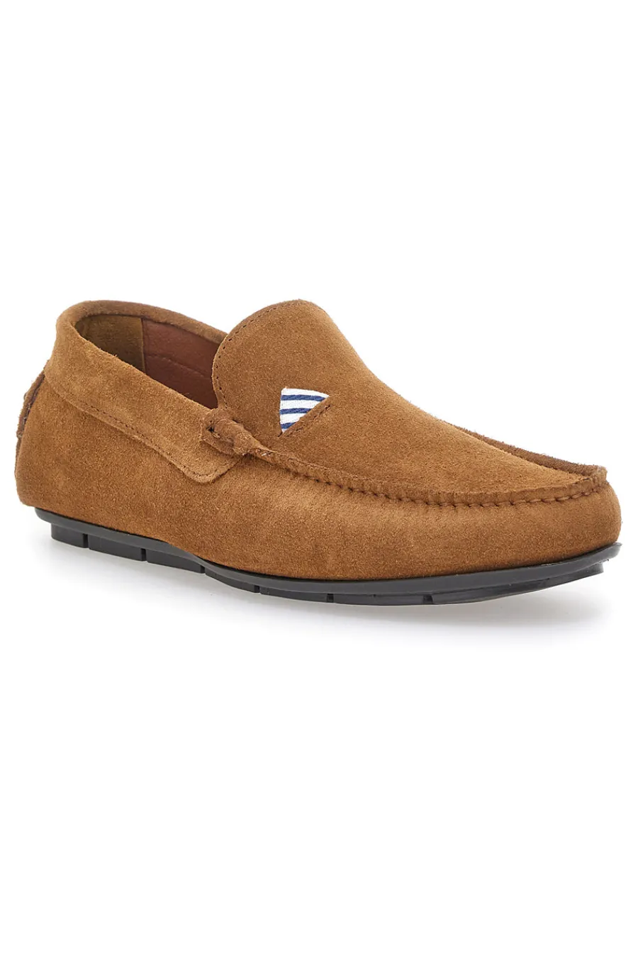 Uomo LONGFORD Mocassino 104 Cognac Vera Pelle