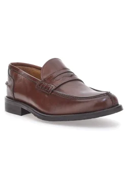 Uomo PITTARELLO Mocassino Vera Pelle Cognac 3251