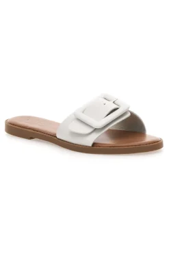 MON DIEU PREA1330 Damen-Slipper im Minimal-Chic-Stil in mit Maxi-Schnalle Hot