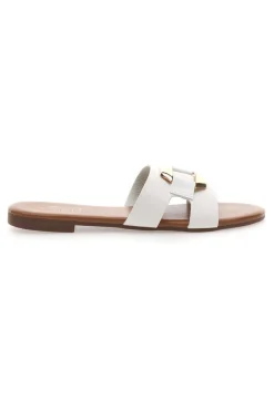 MON DIEU PREA1310 Elegante e Damen-Slipper mit Golddetail Hot