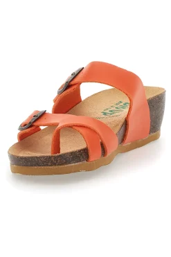 BIO UP Hausschuhe Flip Flops 22710 ORANGE