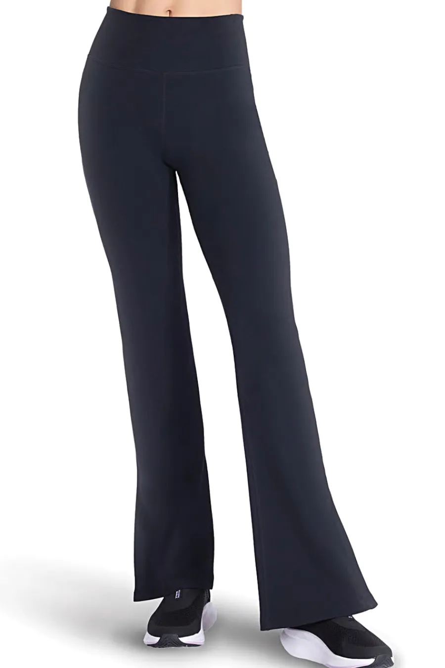 Donna SKECHERS Pantaoni neri a zapa in teuto GO FEX™ PT216