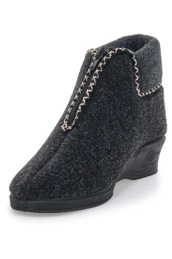 Donna DAVEMA Pantofole Antracite 588