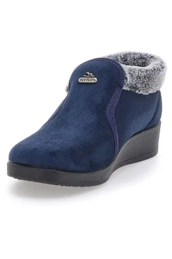 Donna FLY FLOT Pantofole blu alla caviglia 71