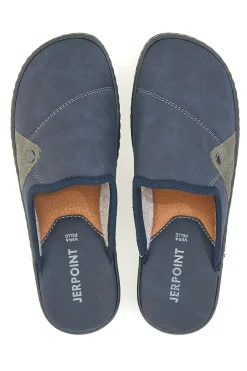 Uomo JERPOINT Pantofole blu con dettagli fango e suola comfort NR35AR