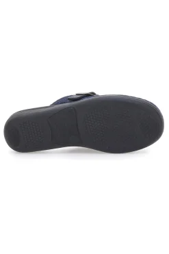 Donna INBLU Pantofole blu con fibbia e plantare comfort 50 CF