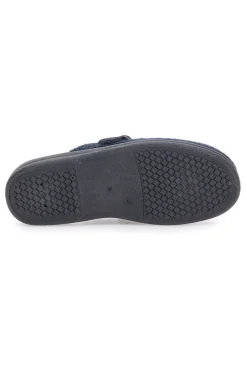 Uomo 2T2L Pantofole blu in lana cotta PITTARELLO 8000