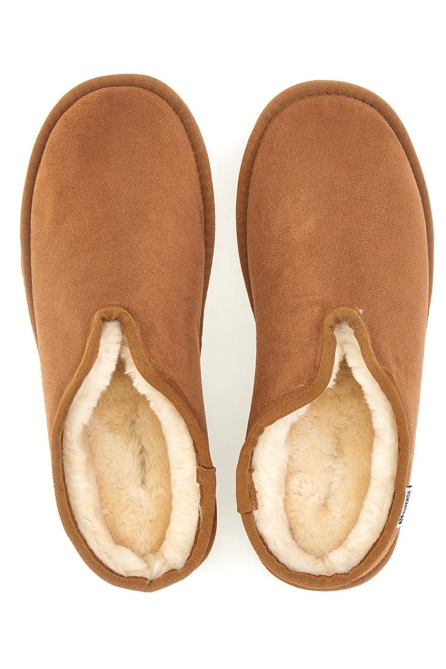 Uomo SUPERGA Pantofole color cuoio con interno caldo e suola antiscivolo S64Y378