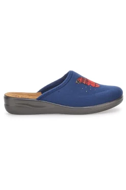 Donna INBLU Pantofole con Farfalla Blu 44 CF