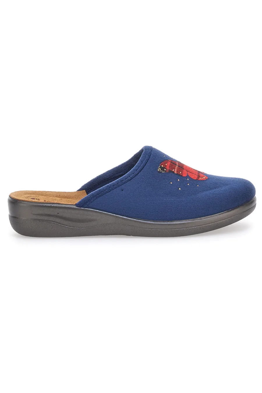 Donna INBLU Pantofole con Farfalla Blu 44 CF