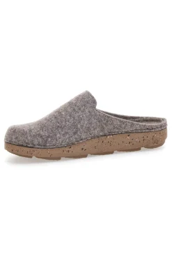 Uomo INBLU Pantofole grigie in feltro con suola comfort 21 MT