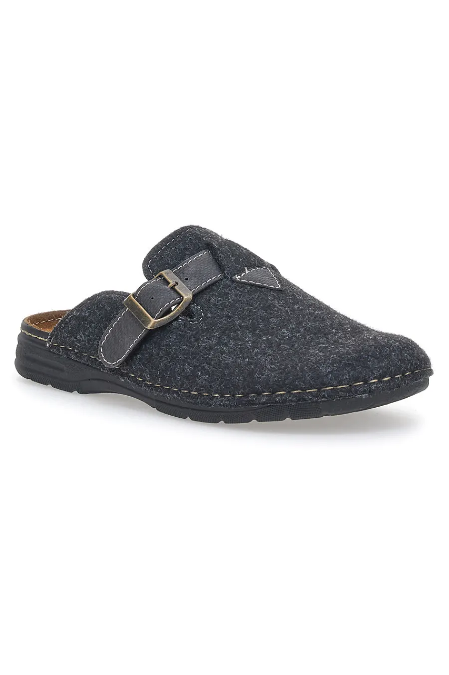 Uomo JERPOINT Pantofole 631 Nero