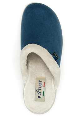 Donna FLY FLOT Pantofole Nere Con Plantare Anatomico Made In Italy 5120 da Donna