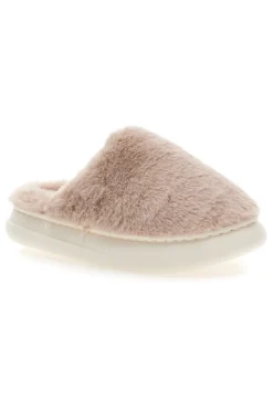 Donna SUPERGA Pantofole rosa in tessuto effetto peluche S45U866