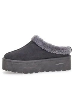 PITTARELLO LOVE Pantofole Stivaletti con Pelo Grigie Con Platform 1913 GRIGIO Outlet