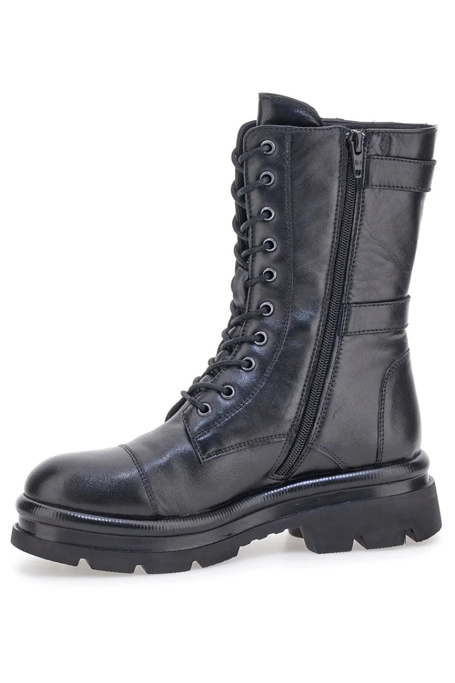 PITTARELLO FOCUS KI6062 e Stiefeletten mit Schnallen und Profilsohle SCHWARZ Hot
