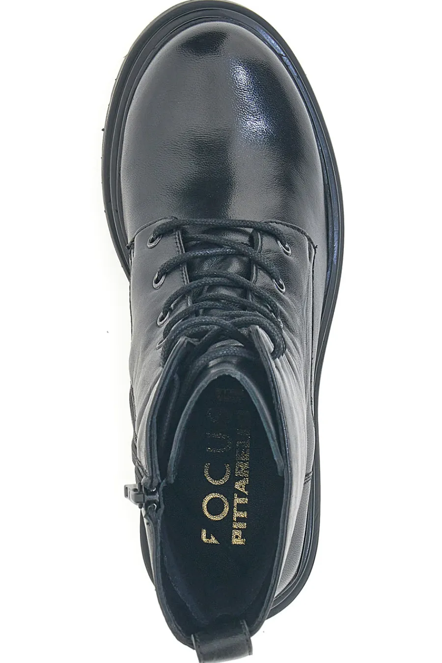 PITTARELLO FOCUS KI e Stiefeletten mit breitem Absatz und Schnürverschluss SCHWARZ Outlet