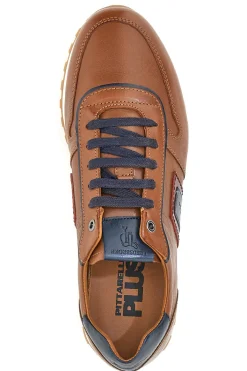 Uomo PITTARELLO PLUS Braune Schnür-Sportschuhe 11922