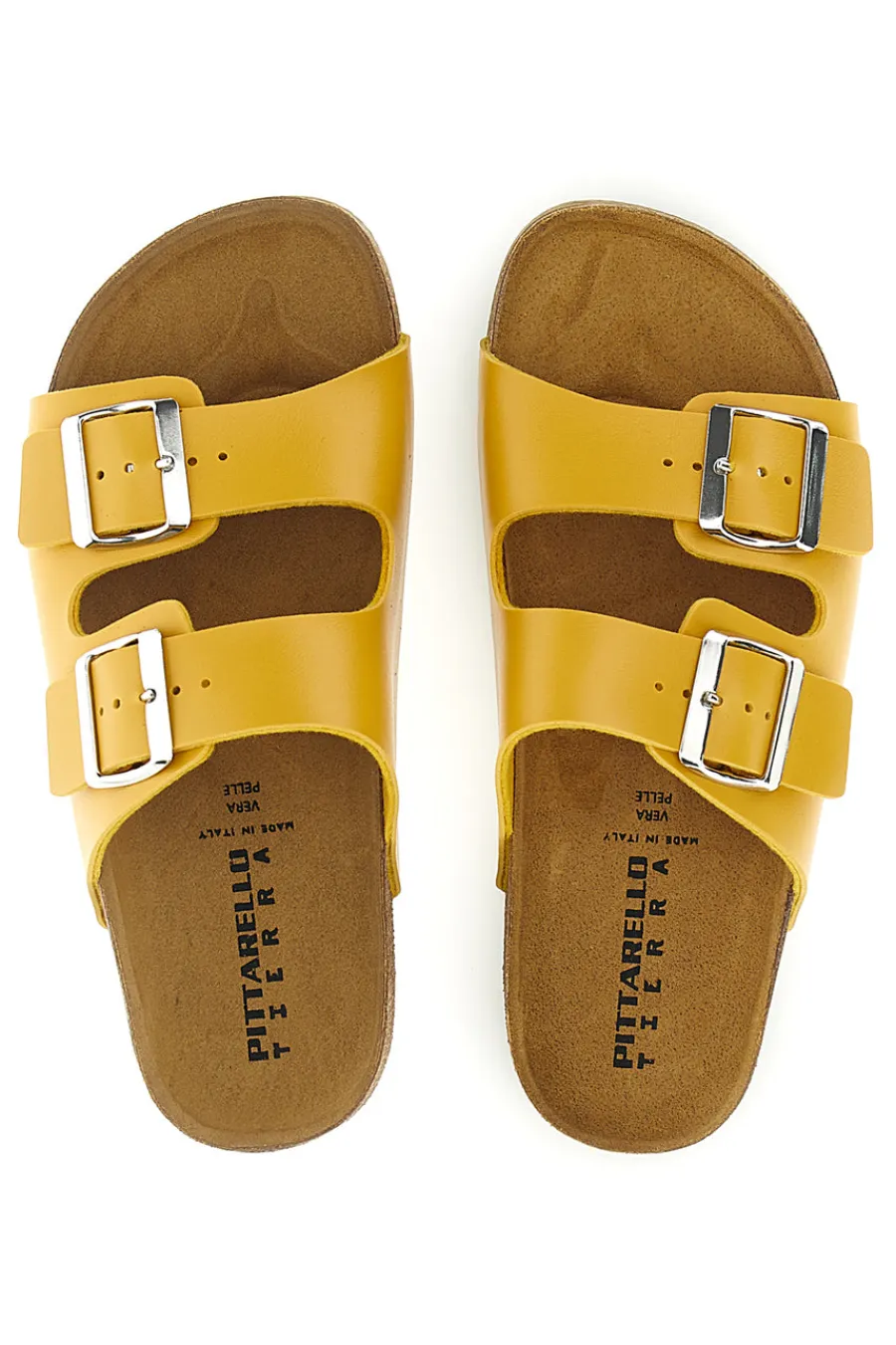PITTARELLO TIERRA doppelte gelbe Hausschuhe 335A20630SR OCRA