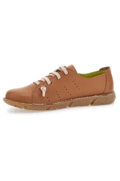 Donna PITTARELLO TIERRA 30234 Schnürschuhe aus echtem Leder, Natur