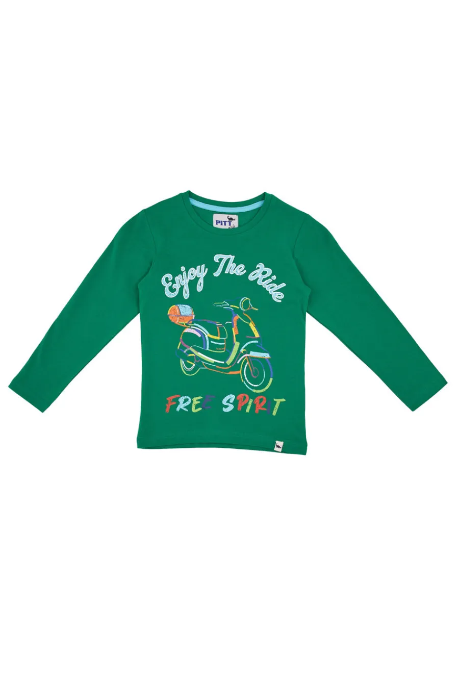 PITT KIDS Rundhals-T-Shirt 03029 Grün