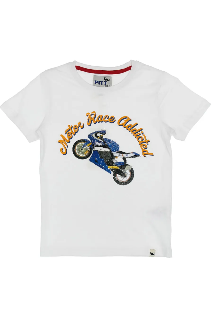 PITT KIDS T-Shirt und Shorts Set 03073 Weiß und Blau