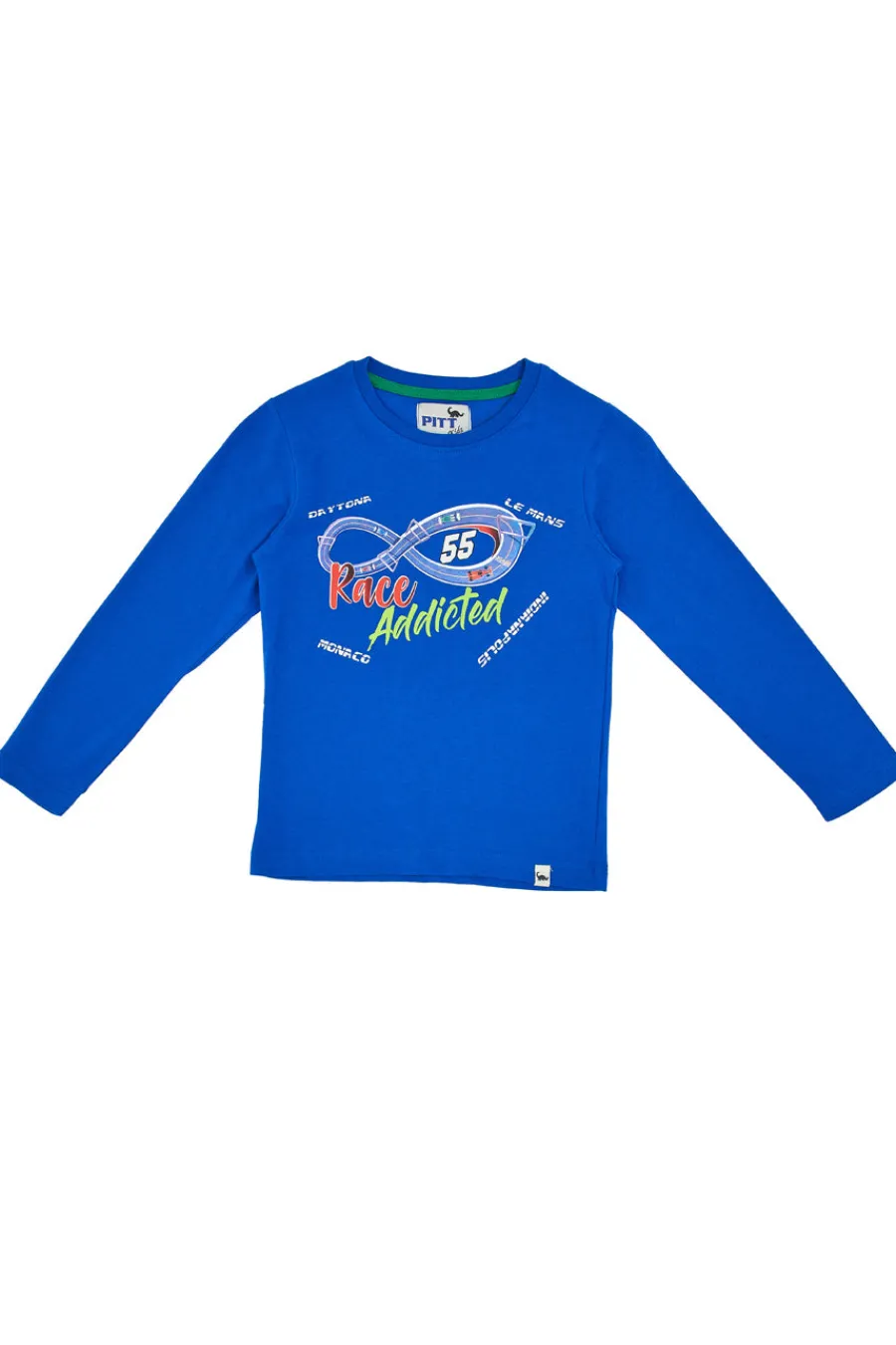 PITT KIDS Pitt Kinder Langarm-T-Shirt 0007 Blau