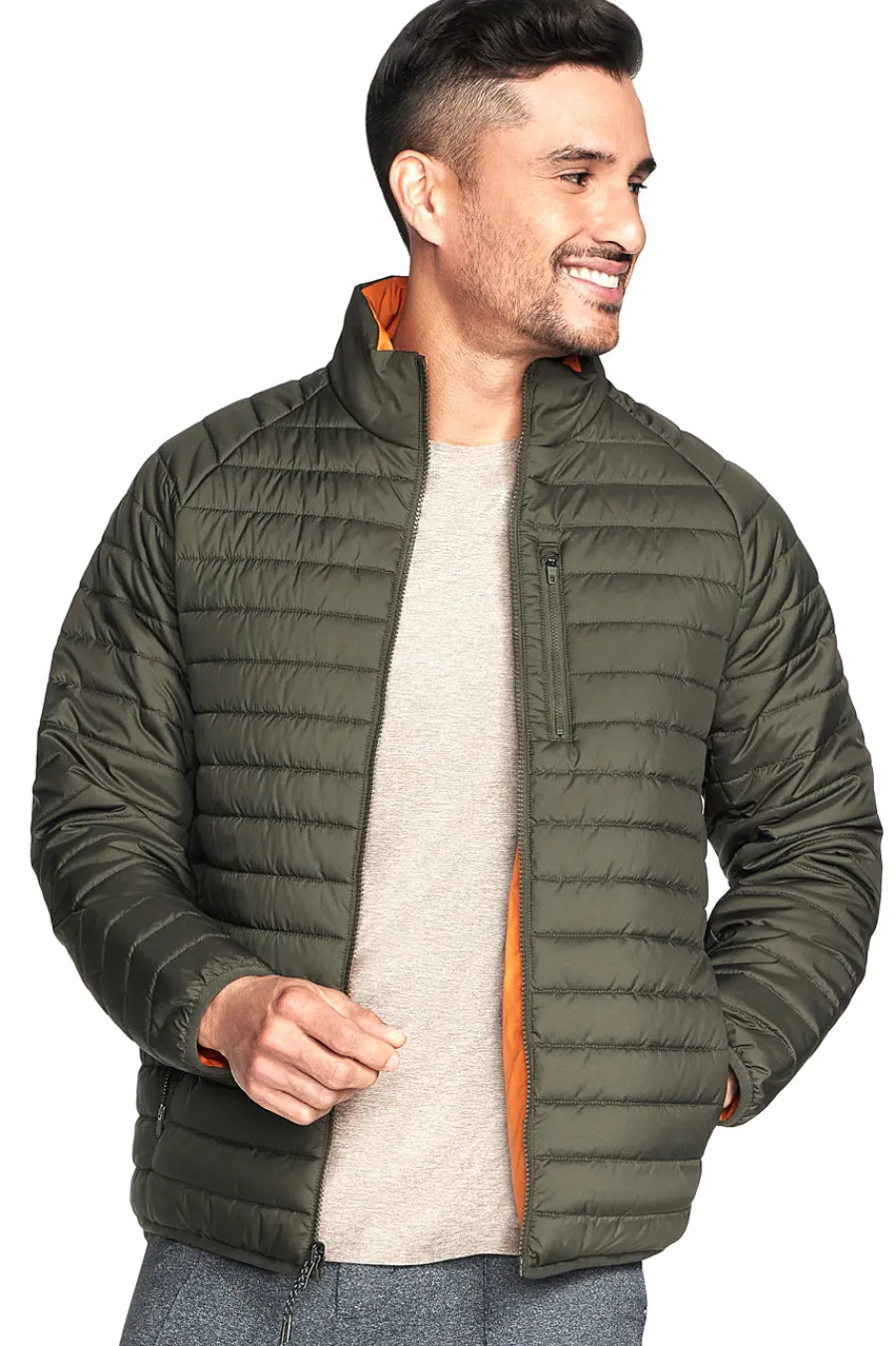 Uomo SKECHERS Piuino Verde Reversibie GO SHIED Atitude Reversibe Jacket