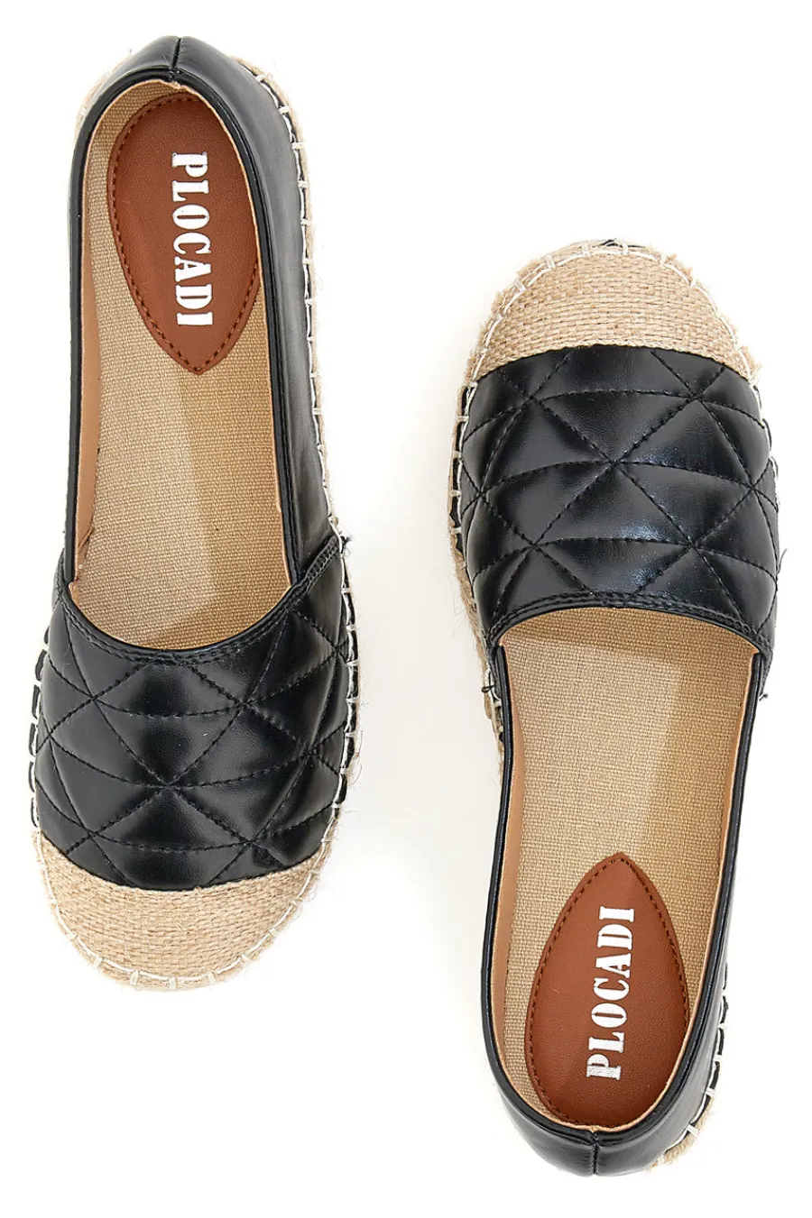 PLOCADI 17661 e gesteppte Espadrilles SCHWARZ Online