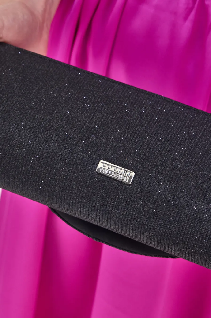 Donna COVERI Pochette a Busta Nera Collection 0149
