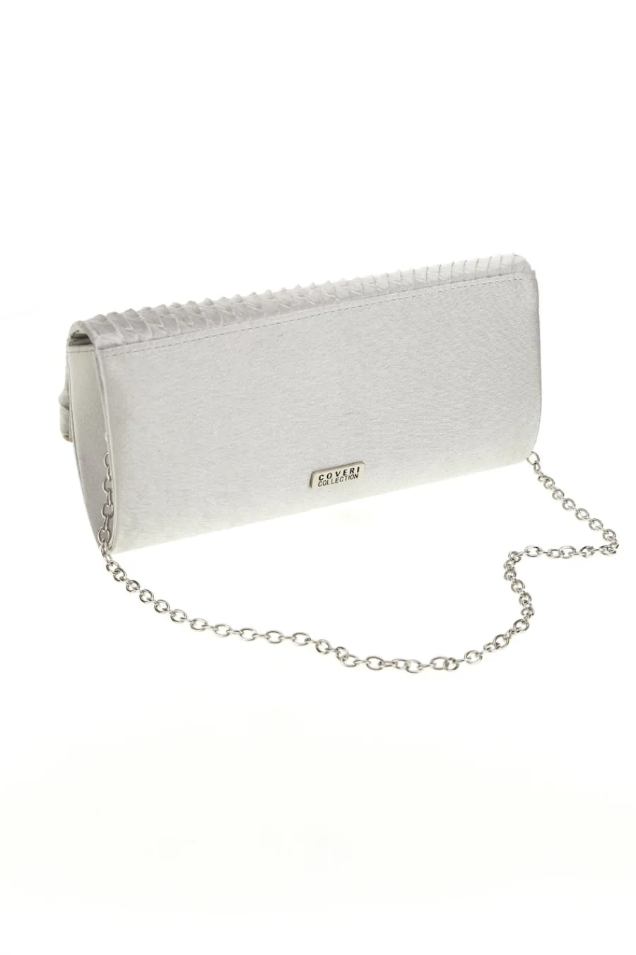 Donna COVERI Pochette argento con catena collection SUI SERA 099 6