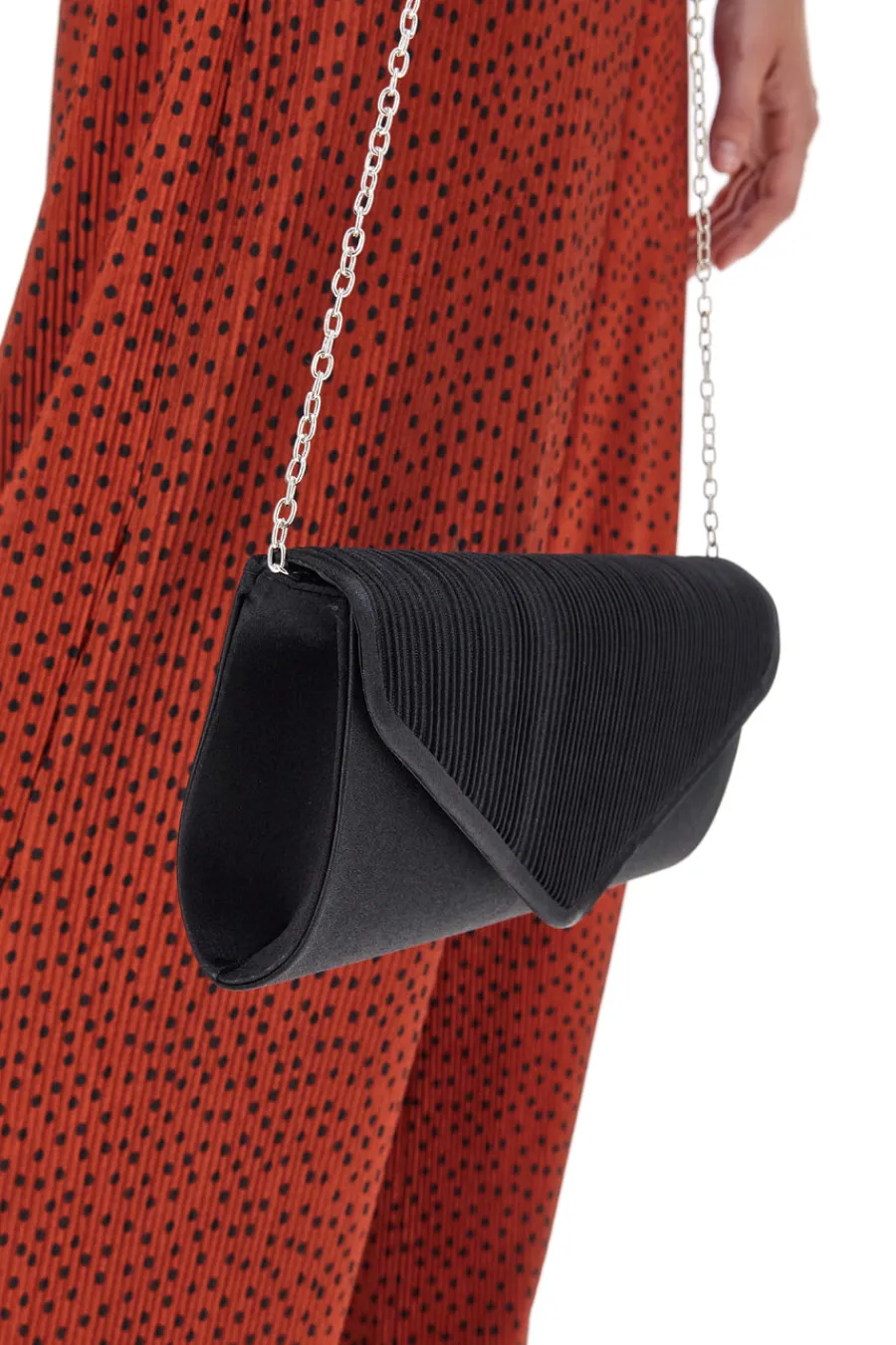 Donna COVERI Pochette Collection Sera Righe Nera