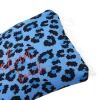 Donna SELUN BEACH Pochette Mare Blu con Stampa Animalier 261005