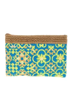 Donna LEJJOU Pochette mare multicolore con zip JJ90503