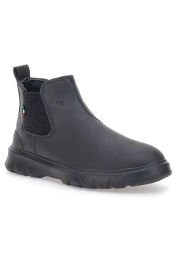 Uomo MARINA MILITARE Polacchini neri elasticizzati MM984