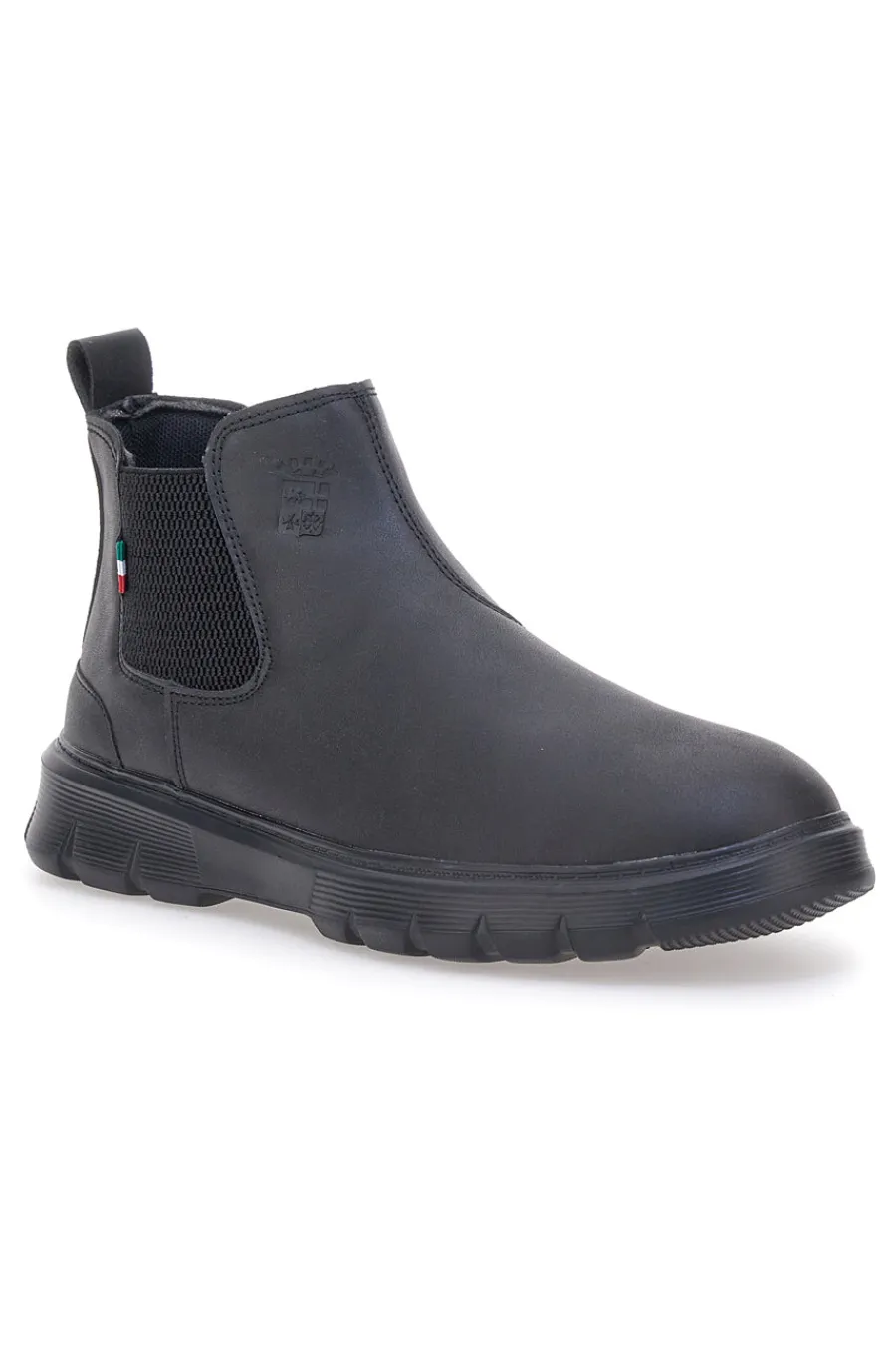 Uomo MARINA MILITARE Polacchini neri elasticizzati MM984